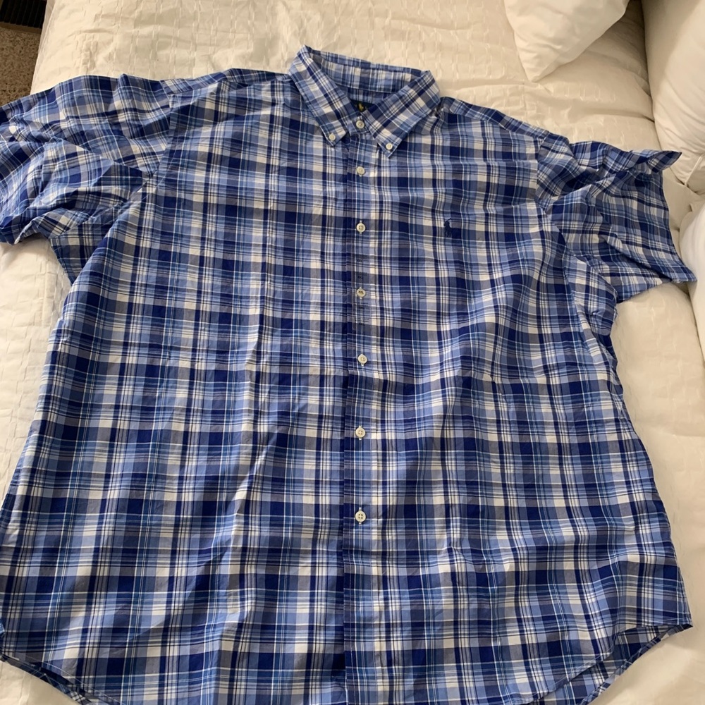 XXL Polo by Ralph Lauren short/sleeve button-down shirt. Brand new, never worn.
